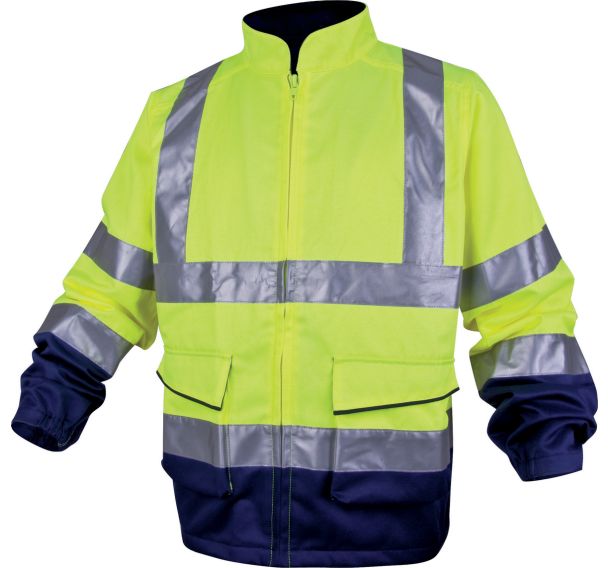 Veste de travail haute visibilité Jaune fluo/Marine Taille : M