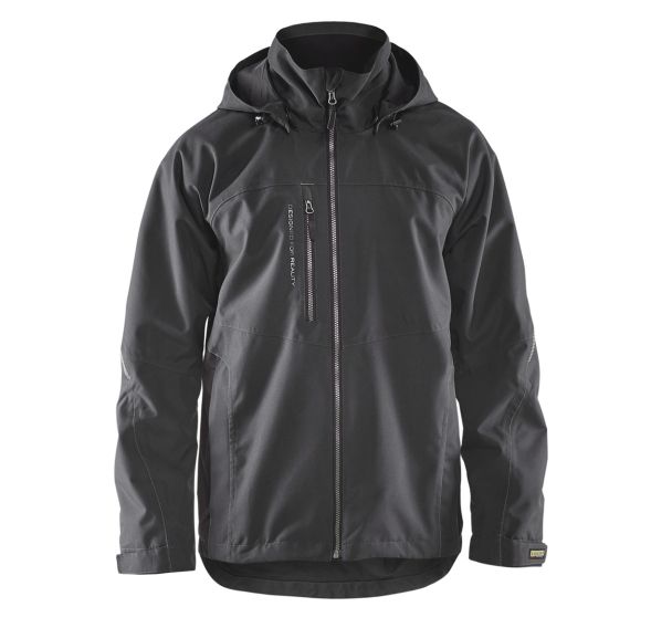 Veste hardshell gris foncé/noir