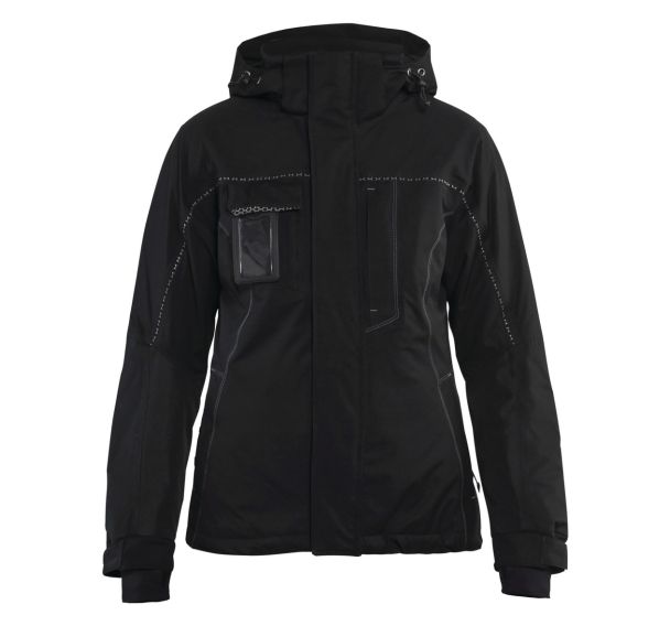 Veste hiver femme noire matériau respirant