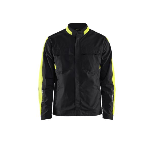 Veste industrie stretch 2D noir/jaune fluo - Blåkläder