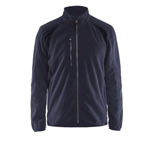 Veste micropolaire marine foncé/noir