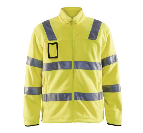 Veste polaire haute visibilité jaune fluorescent