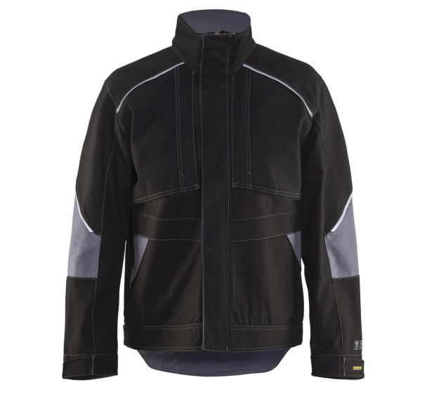 Veste retardant flamme noir/gris