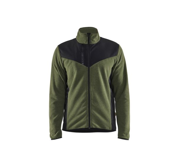 Veste tricotée vert foncé noir - Blåkläder