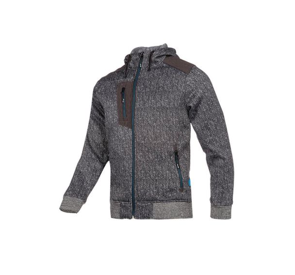 Veste zippée à capuche Hayton Gris - Sioen