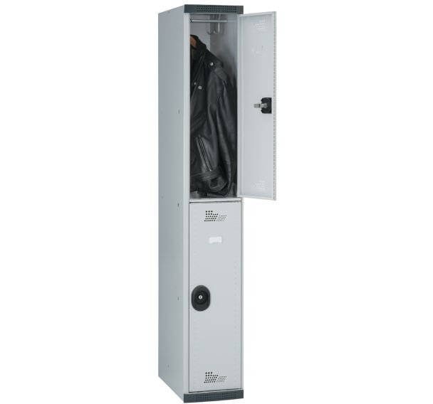 Vestiaire 2 cases Seamline Optimum® - 1 colonne - Sur socle - Acial
