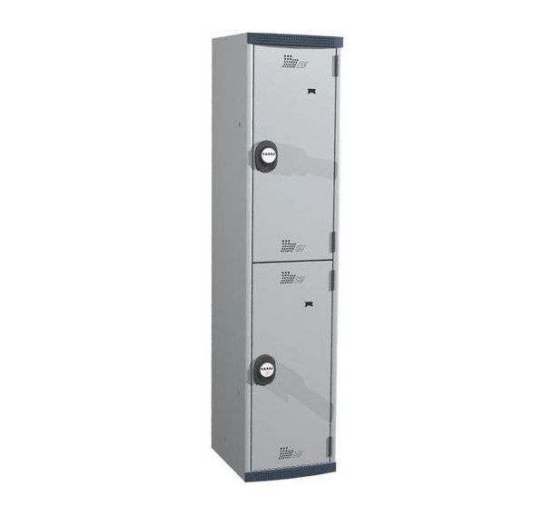 Vestiaire 2 cases Seamline Optimum® - 1 colonne 400 mm socle - Acial