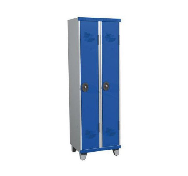 Vestiaire 2 colonnes Seamline Optimum® Largeur 300 mm sur pieds- Acial