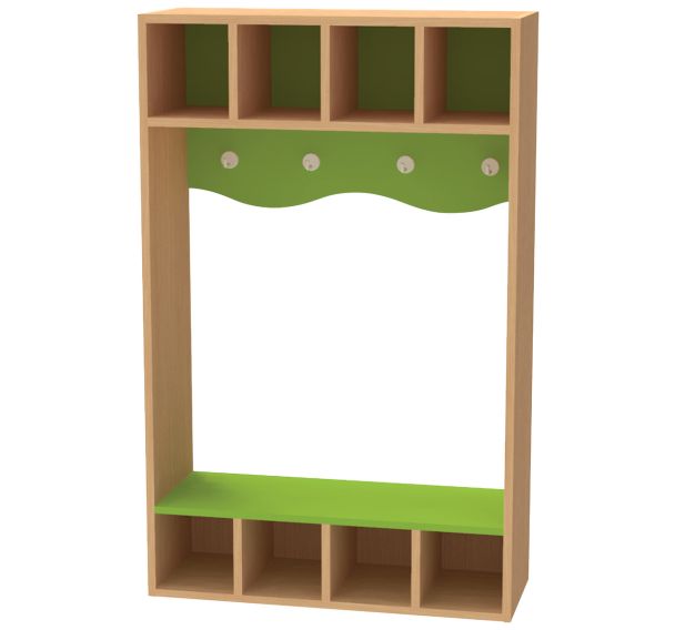 Vestiaire 4 casiers haut Bessiere