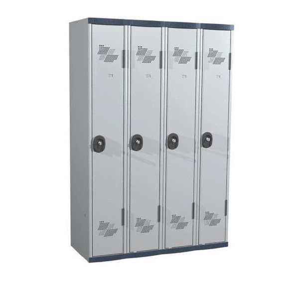 Vestiaire 4 colonnes Seamline Optimum® Largeur 300 mm sur socle- Acial