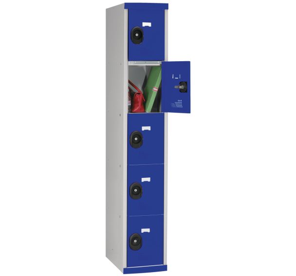 Vestiaire 5 cases Seamline Optimum® - 1 colonne 300 mm socle - Acial