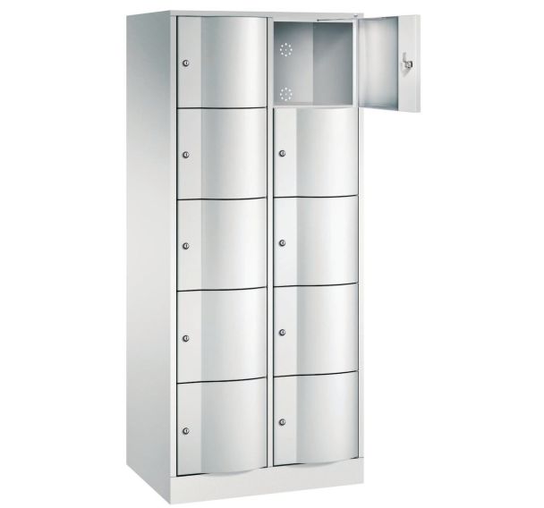 Vestiaire 6 et 10 cases antivandalisme - 2 colonnes - Sur socle - CP