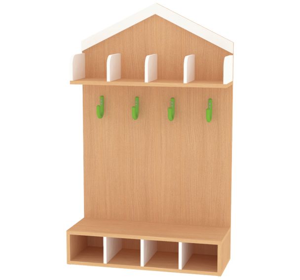 Vestiaire Cabane 4 enfants Bessiere