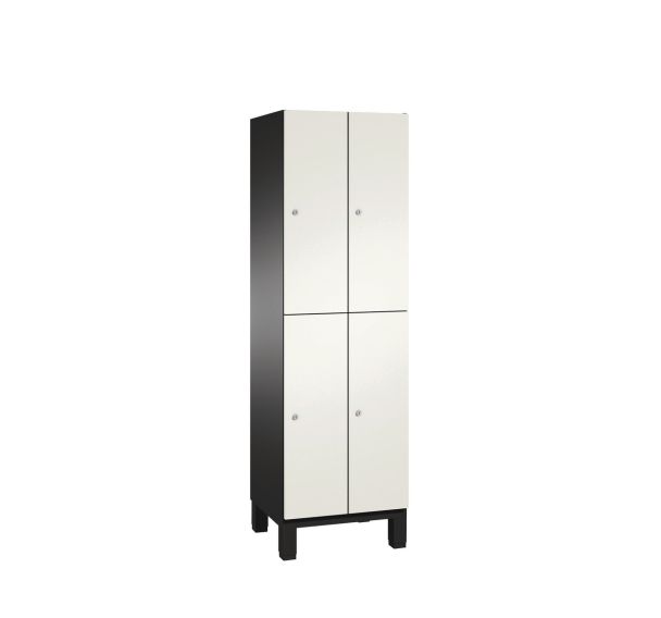 Vestiaire Cambio S6000 sur pieds, portes acier CP
