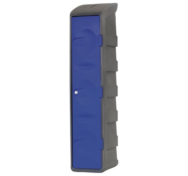 Vestiaire polyéthylène industrie propre avec coiffe sur socle EMP