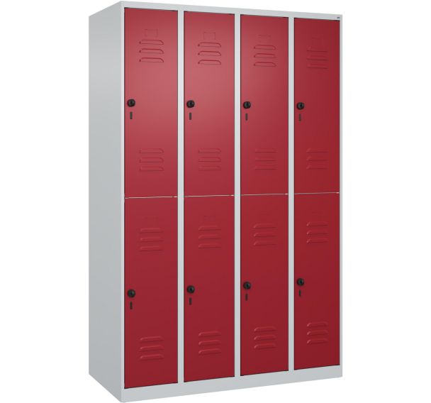 Vestiaire à deux niveaux Classic PLUS - 8 casiers - C+P