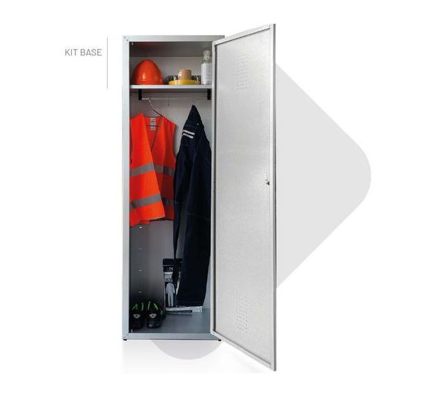 Vestiaire en aluzinc 1 porte 1 colonne - Armet