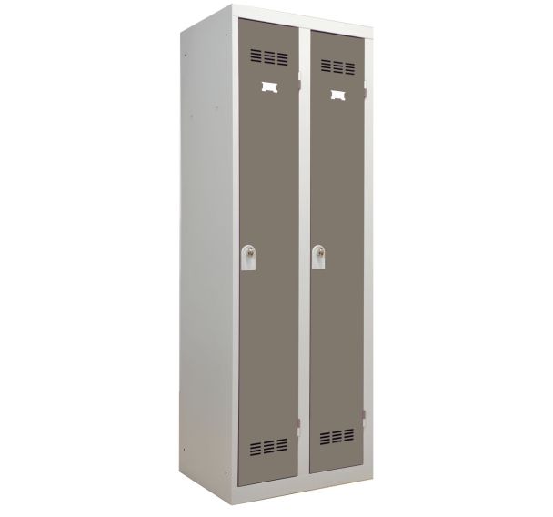 Vestiaire industrie propre - Largeur 300 mm - 2 colonnes - Vinco