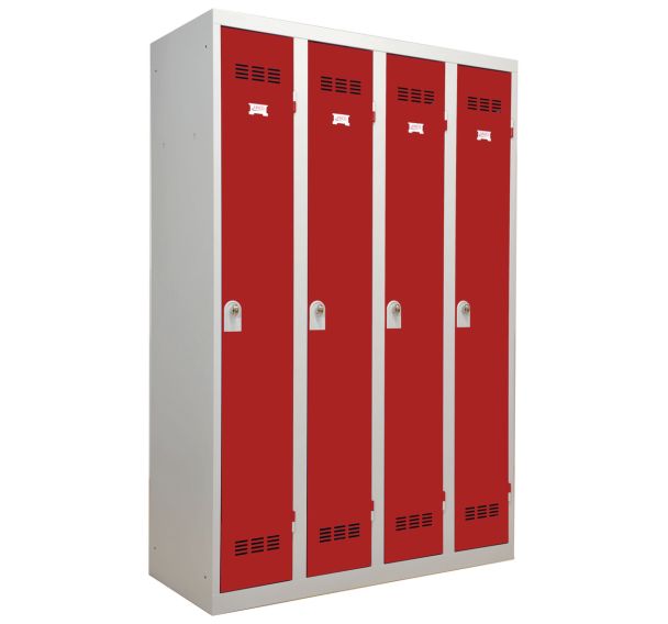 Vestiaire industrie propre - Largeur 300 mm - 4 colonnes - Vinco