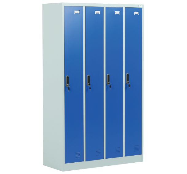 Vestiaire industrie propre 4 colonnes - A monter - Manutan