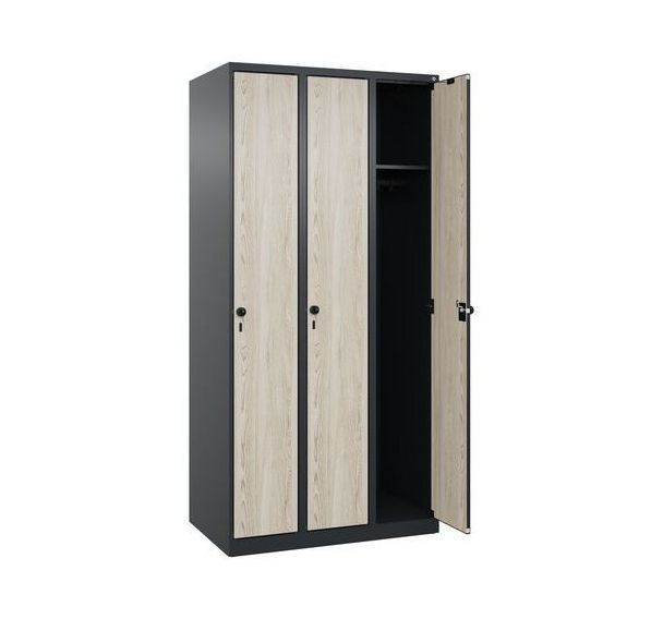 Vestiaire industrie propre Evolo PLUS - 3 colonnes - C+P