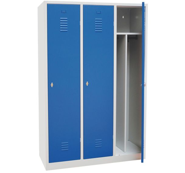 Vestiaire industrie salissante - 1 à 3 colonnes - À monter - Manutan Expert