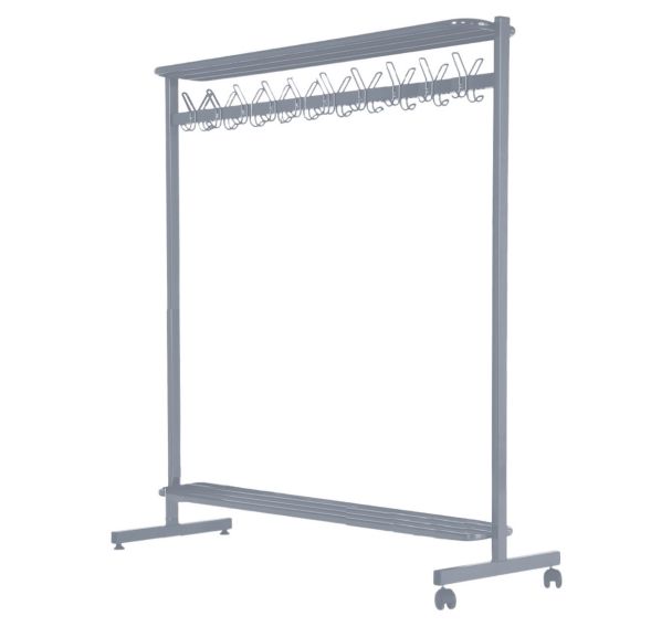 Vestiaire mobile 20 bipatères Gris