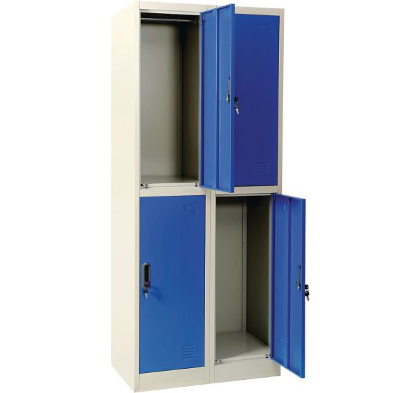 Vestiaire multicases Bleu - Manutan