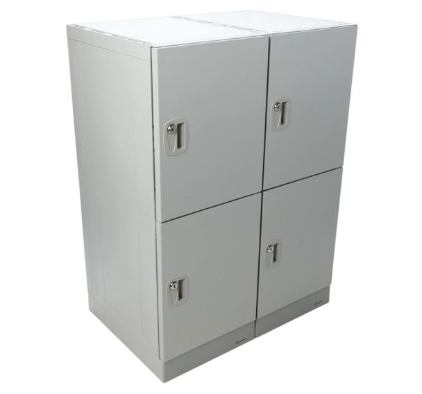 Vestiaire plastique multicases Twinco - À monter - Manutan Expert