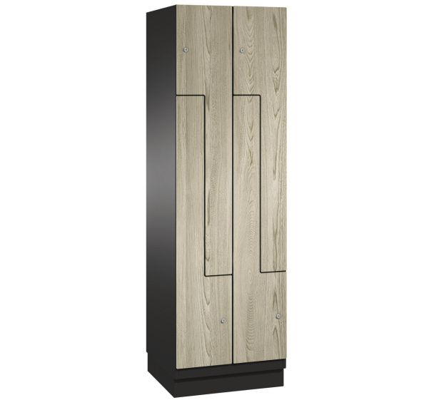 Vestiaire porte L bois Sur socle CP