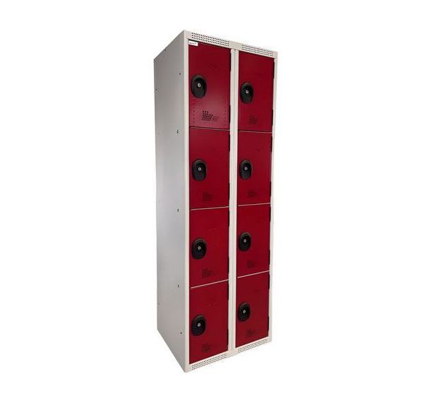Vestiaire reconditionné - 8 cases - 2 colonnes - Acial