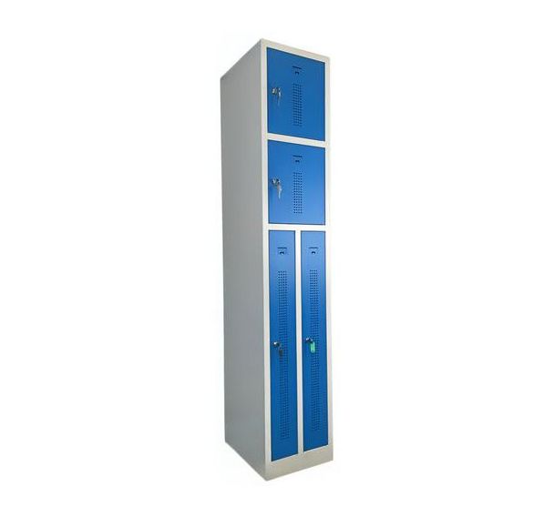Vestiaire reconditionné 1 colonne - 4 casiers
