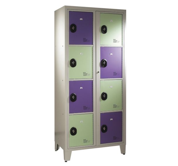 Vestiaire visitable 2 colonnes