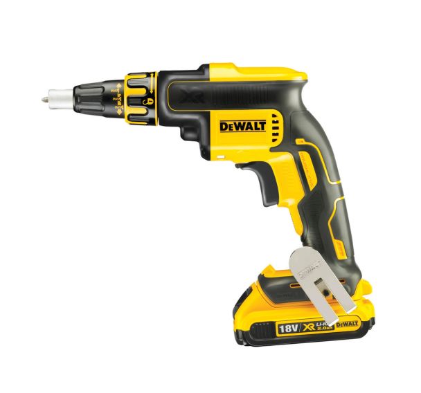 Visseuse plaques de plâtre Dewalt XR 2 Ah 18 V