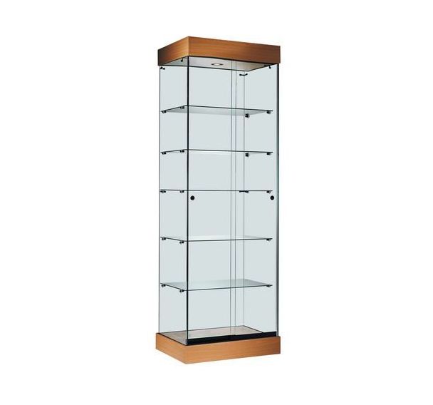 Vitrine ASF avec éclairage LED - Hêtre