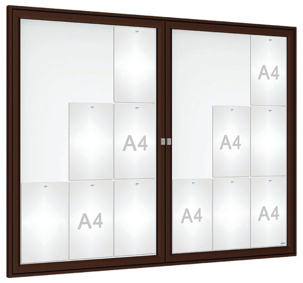 Vitrine Tradition murale double battant - Procity
