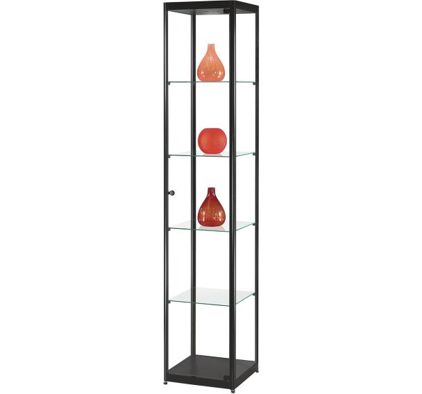 Vitrine d'exposition - 400 x 400 x 2000 mm - Manutan Expert