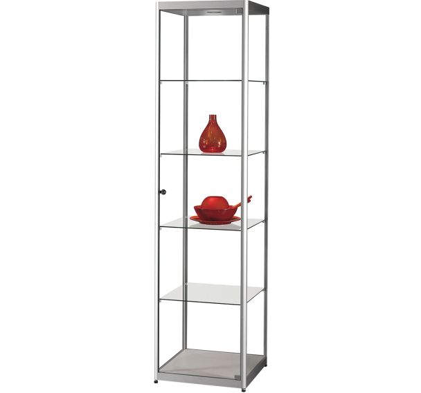 Vitrine d'exposition - 500 x 500 x 2000 mm - Manutan Expert