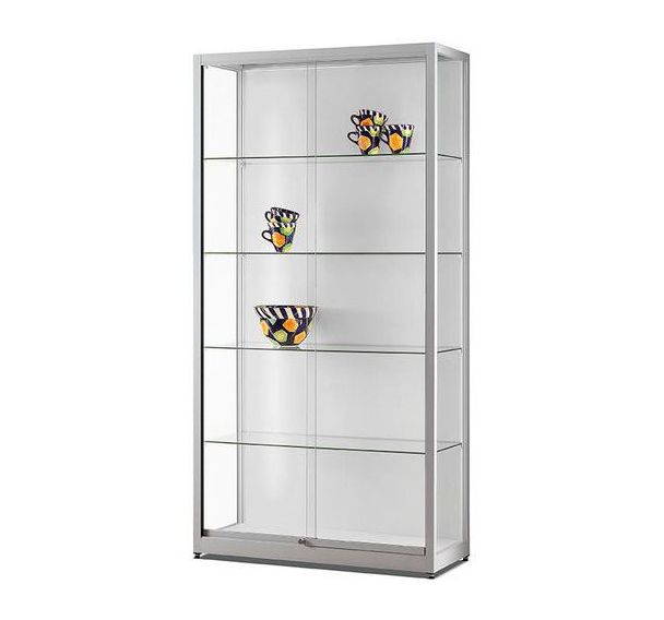 Vitrine d'exposition 1000 x 400 x 1972 mm - Manutan Expert