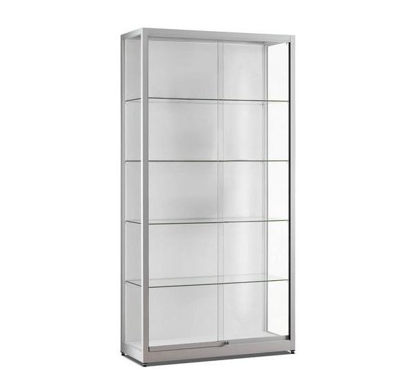 Vitrine d'exposition 100 x 40 x1 97 cm - Éclairage latéral - Sarazino