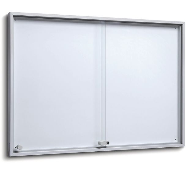 Vitrine d´intérieur fond magnétique, SLIM_Jansen Display