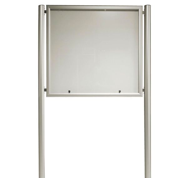 Vitrine d'extérieure sur pied Reverso Planorga