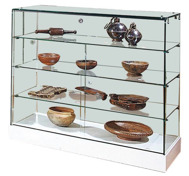 Vitrine exposition basse sur socle 102 x 95 x 46 cm