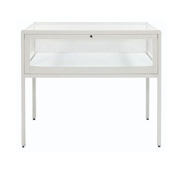 Vitrine exposition table tiroir - 100 x 60 x 95 cm - Sarazino