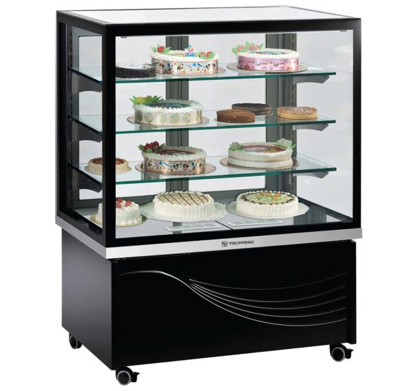 Vitrine horizontale Karina positive spécial chocolat ventilée, 380 L