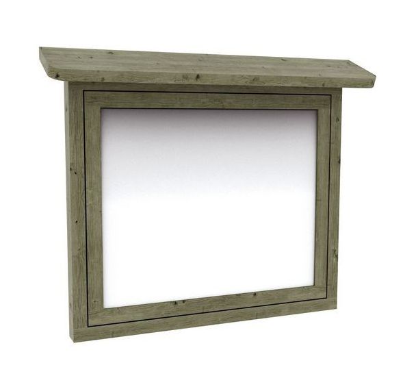 Vitrine murale 100x94 cm - pin