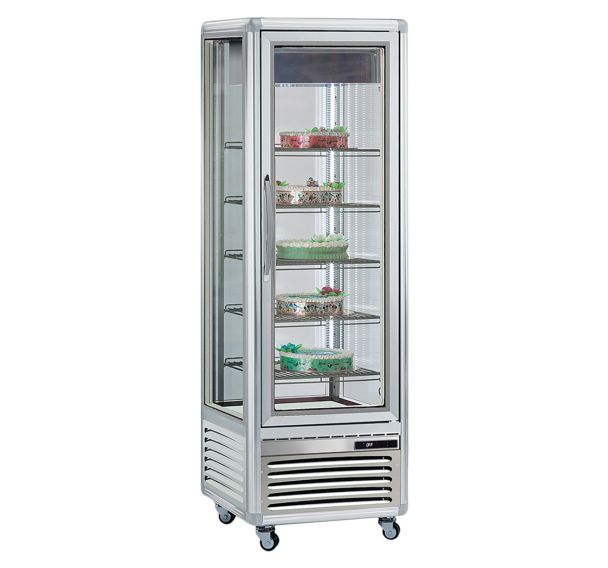 Vitrine verticale Snelle négative ventilées, 400 L, grilles- SNELLE 400 NV LED