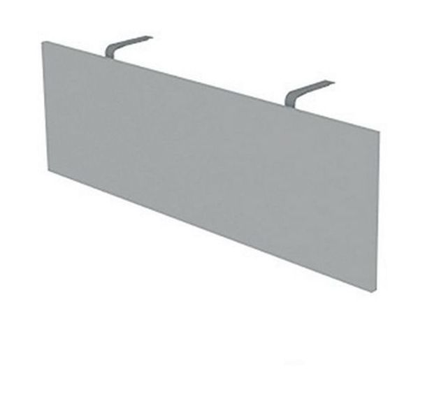 Voile de fond L.120 avec supports inclus, Gris