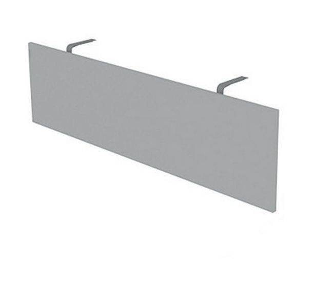 Voile de fond L.140 avec supports inclus, Gris