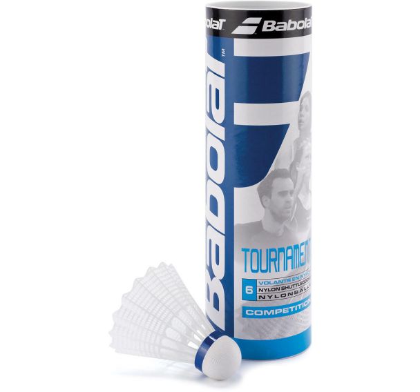 Volants badminton babolat tournament medium blancs